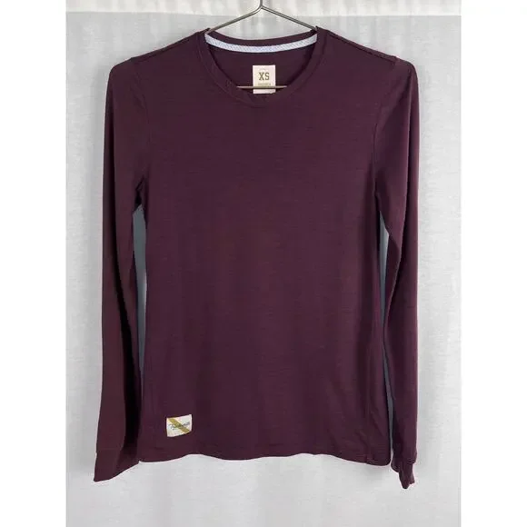 Tracksmith Top Harrier Long Sleeve T Shirt Merino Wool Running Base Layer Hiking - Picture 1 of 8